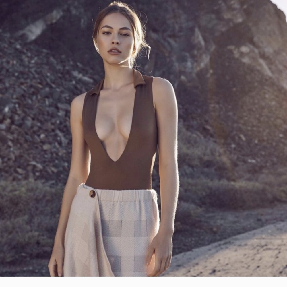 Nwt ssense AMAIO Collette collared one piece xs